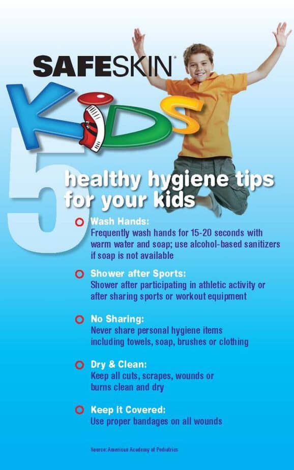 Healthy Hygiene Tips for Kids from SAFESKIN Kids Gel