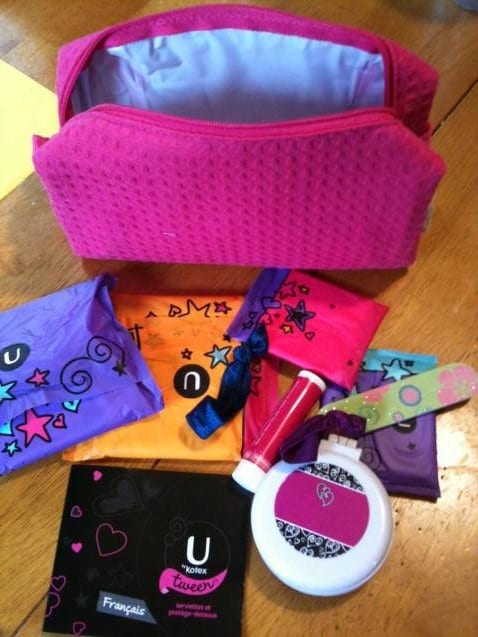 u by kotex for tweens