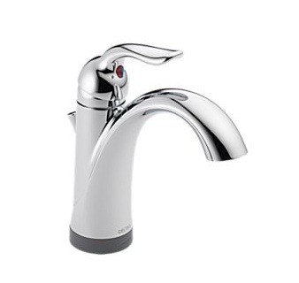 delta lahara single handle faucet with touch20 technology