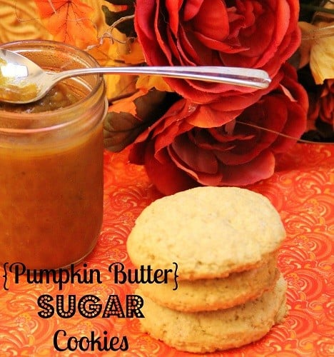 pumpkin butter sugar cookies from around my family table