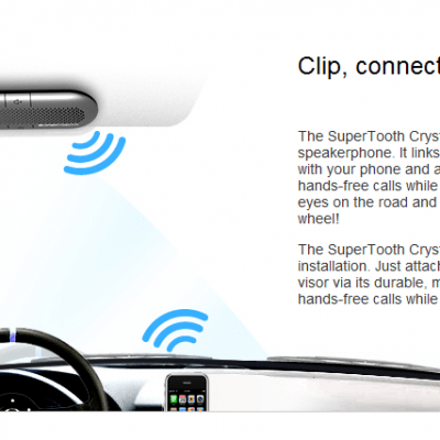 Supertooth Crystal In-Car Speakerphone