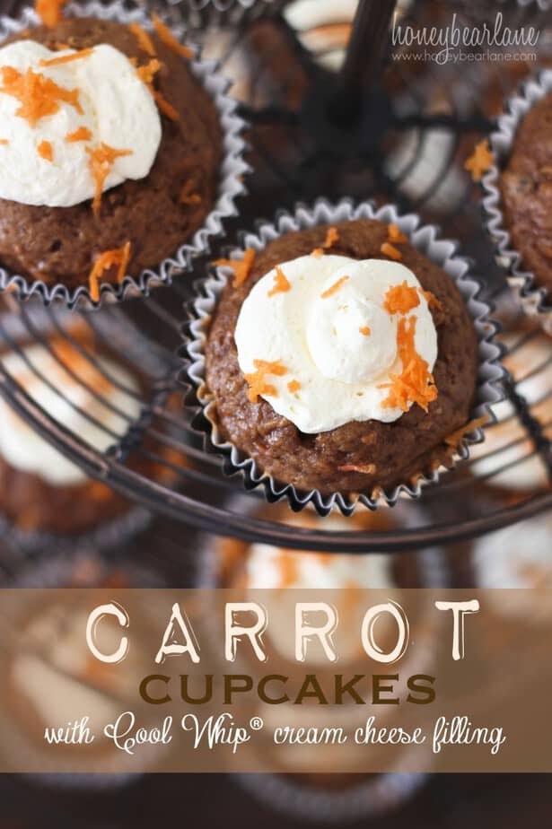 Carrot-Cupcakes-with-cool-whip-cream-cheese-filling