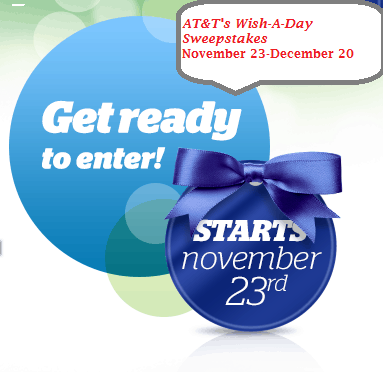 at&t wish-a-day sweepstakes logo