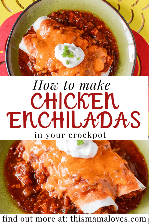 how to make chicken enchiladas in the crockpot