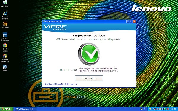 vipre is installed