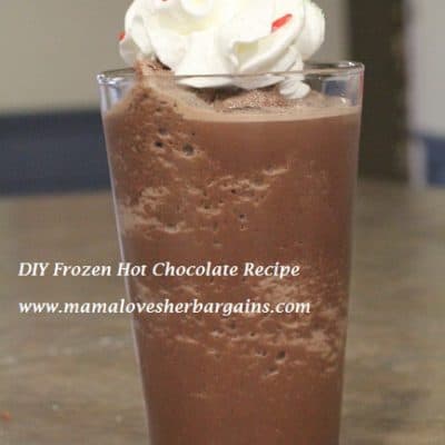 DIY Frozen Hot Chocolate (Recipe)