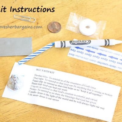 faith kit instructions