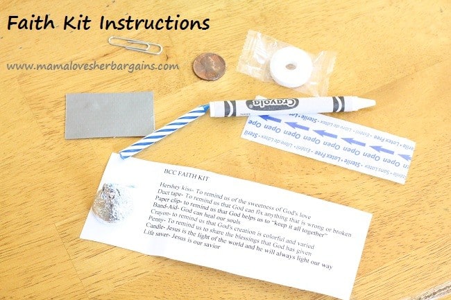 faith kit instructions