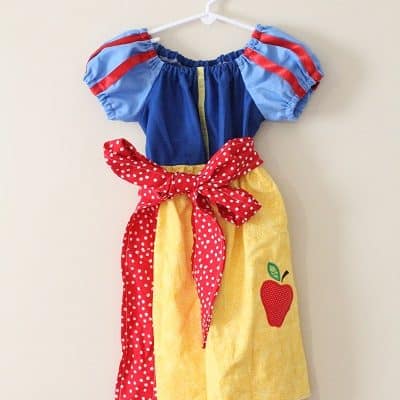 snow white peasant dress