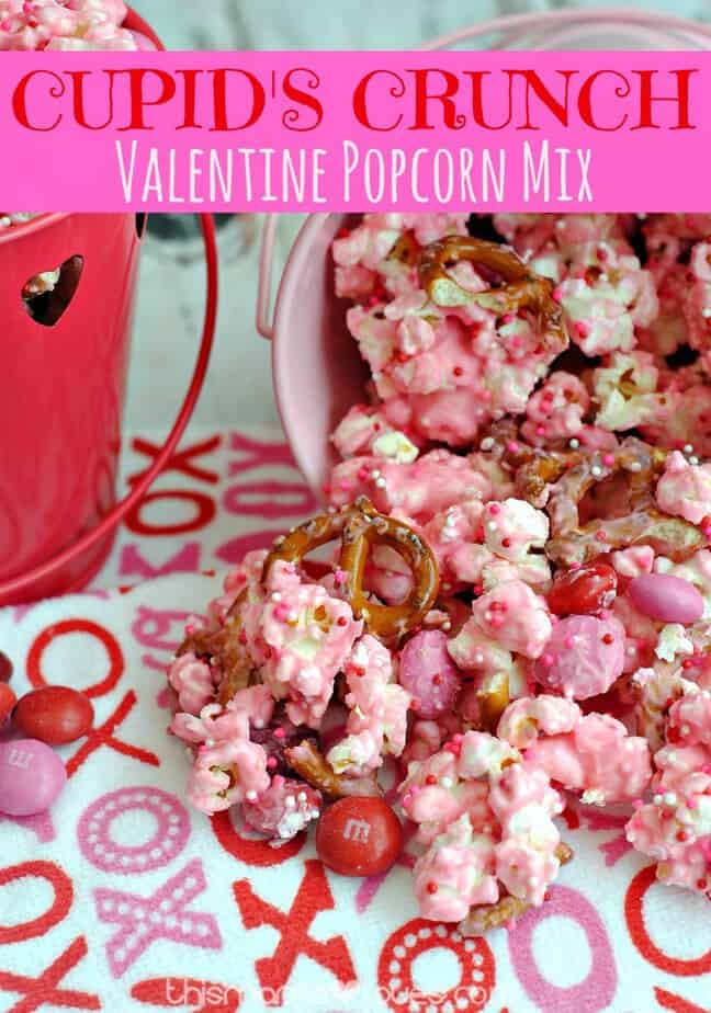 Sweets For My Valentine Popcorn And Candy Gift by