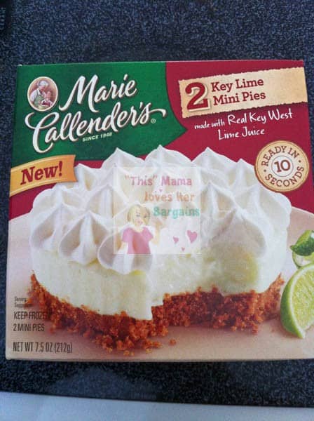 marie callenders key lime mini pie