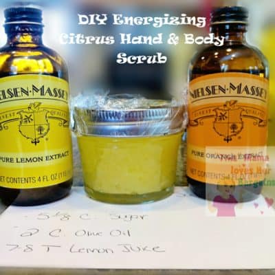 DIY Energizing Citrus Hand & Body Scrub