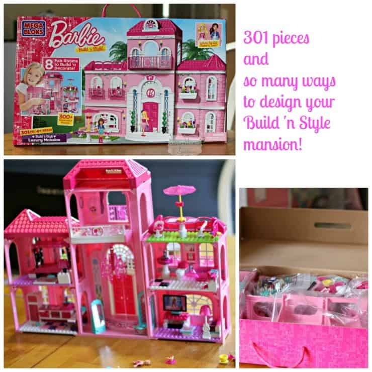 barbie mega bloks luxury mansion