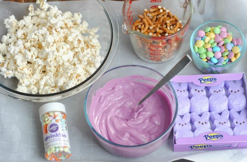 Bunny Bait Easter Popcorn Recipe from This Mama Loves