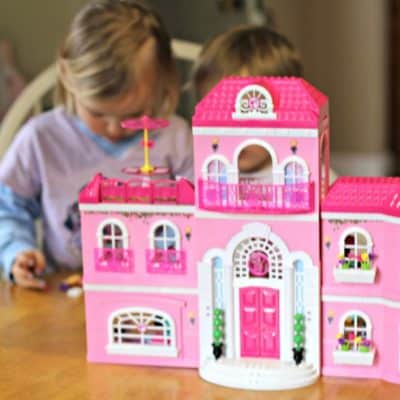 Mega Bloks Barbie Build ‘n Style Luxury Mansion Play Set (Review) #buildbarbiesworld
