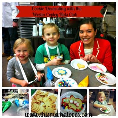 Westin Kids Club Activities at the Westin Copley Place