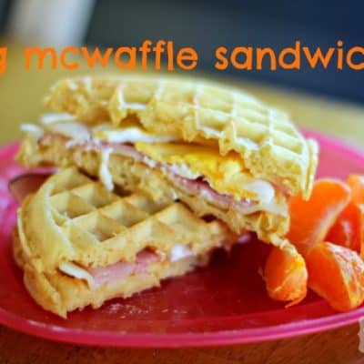 Egg McWaffles (Eggo Recipe) #EggoWaffleOff