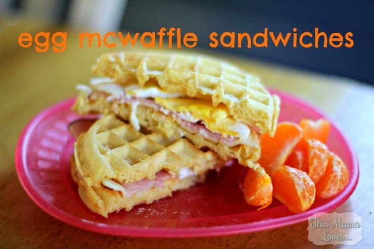 Ham, Egg, and Cheese Stuffed Waffles - How Was Your Day?