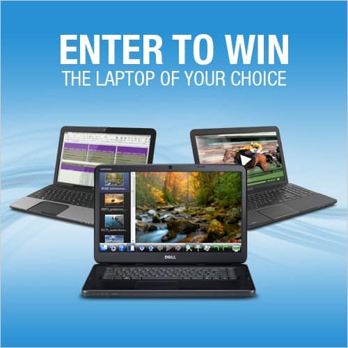 enter to win laptop of your choice