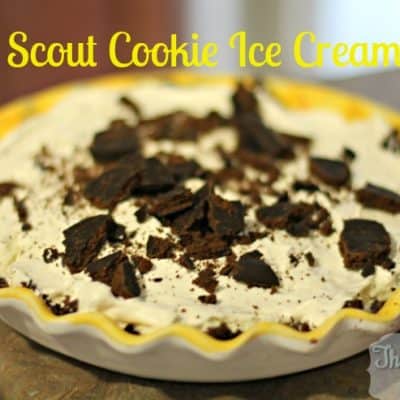 girl scout cookie ice cream pie recipe