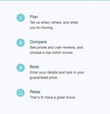 Find movers and receive 5% cash back on your next move with unpakt.com