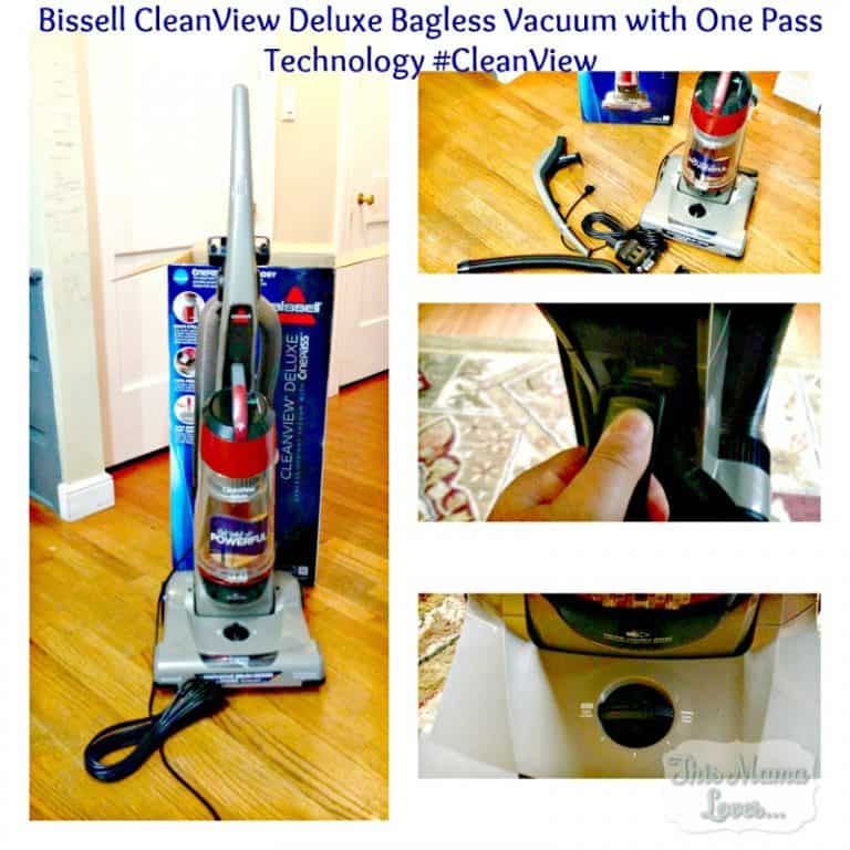 Quiet cleaning with the Bissell CleanView Deluxe Bagless Vacuum 
