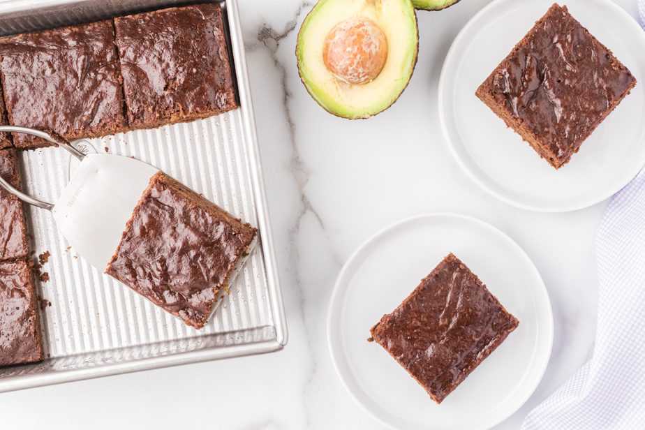 Fudgy Avocado Brownies 