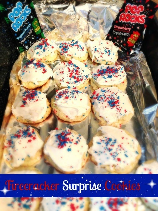 firecracker surprise pop rocks cookies