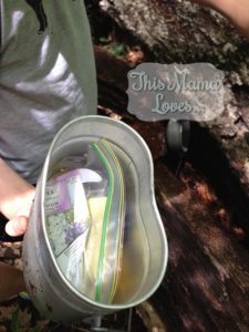 Inside a Geocache