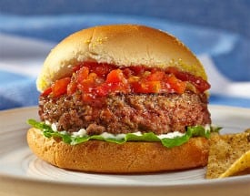 Transform Your Summer BBQ with Hellmann’s Juicy Salsa Burger #Hellmanns100