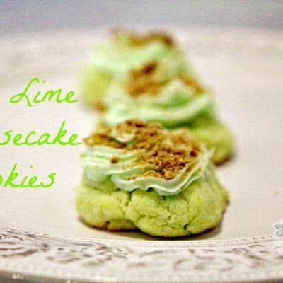 Key Lime Cheesecake Cookies