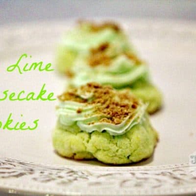 key lime cheesecake cookies