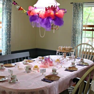 A Princess Tea Party Birthday Party