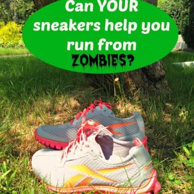 Being prepared for anything- even bears and zombies #ReebokMoms