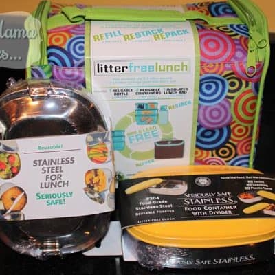 Litter Free Lunch Kit and Seriously Safe Stainless Steel