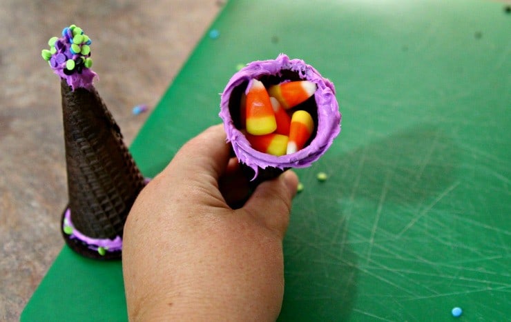 halloween-treat-recipes-witch-hat-surprise-cookies-filled