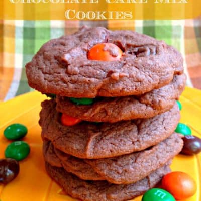 Pumpkin Spice M&Ms Chocolate Cookie Recipe