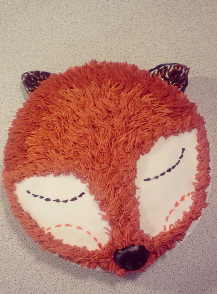 fox cake finished