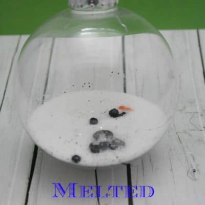 DIY Gift Idea: Melted Snowman Ornament