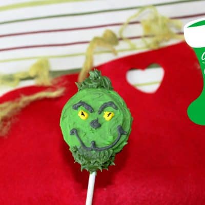 12 Days of Christmas Cookies: Grinch Cookie Pops Recipe