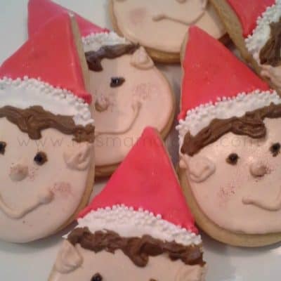 12 Days of Christmas Cookies: Elf on the Shelf Lemon Snap Sugar Cookies Recipe