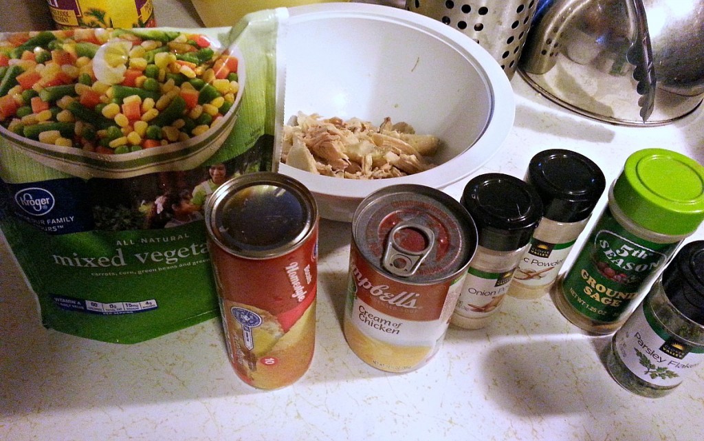 Weight Watchers Chicken Pot Pie Ingredients