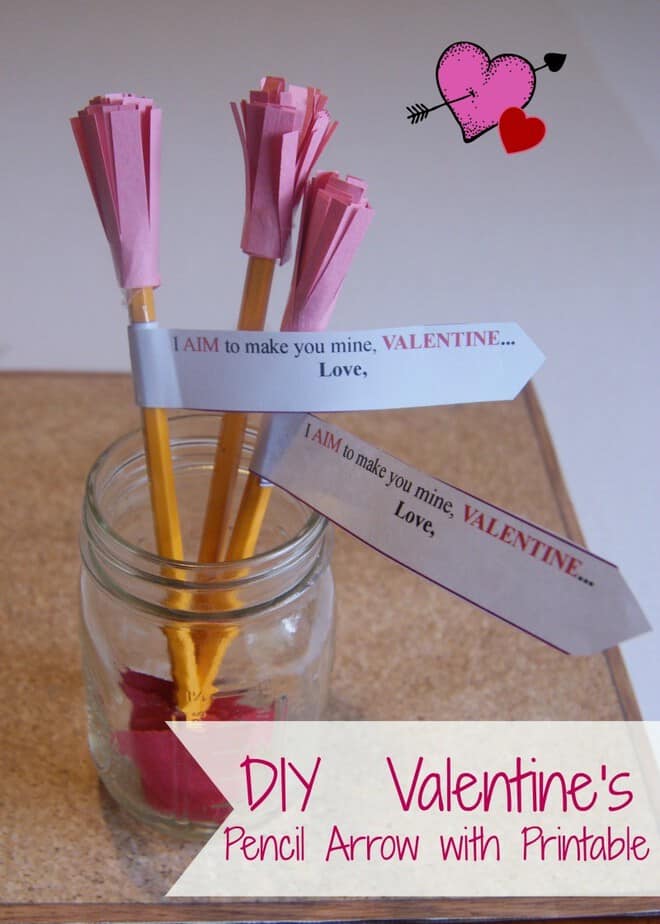 Valentine sales pencil craft
