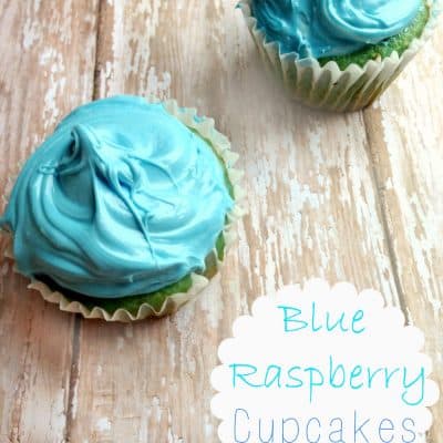 Blue Raspberry Cupcakes Recipe
