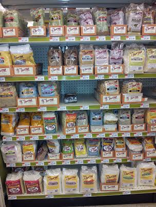 gluten free products shelf