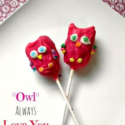 “Owl” Always Love You Cake Pops