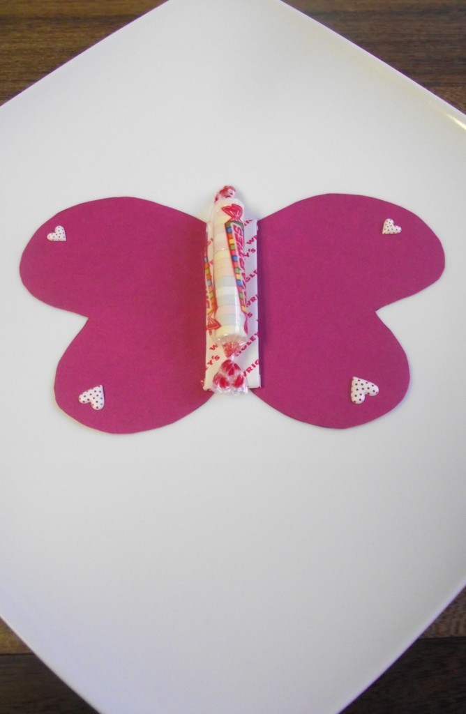 valentine butterfly craft