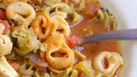 Weight Watchers Friendly Tortellini Soup