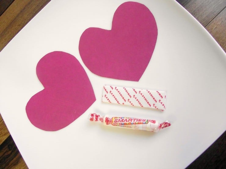 your love gives me valentines candy craft