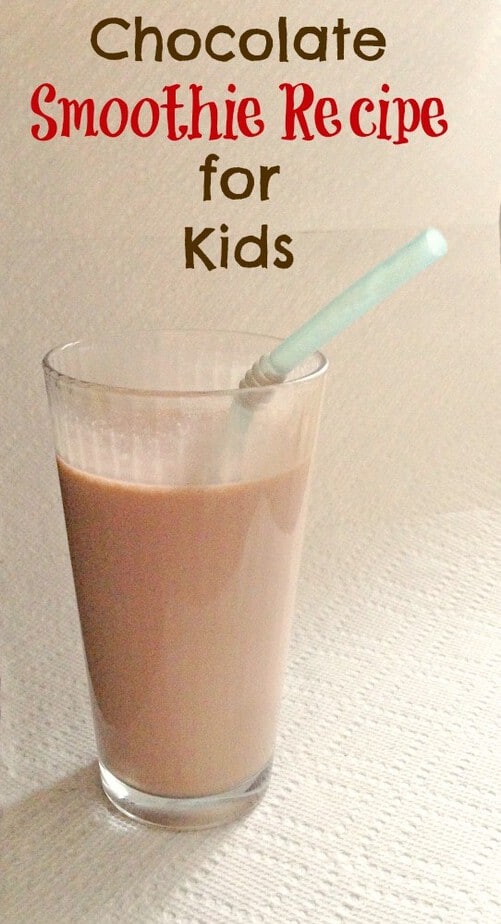 chocolate smoothie recipe for kids